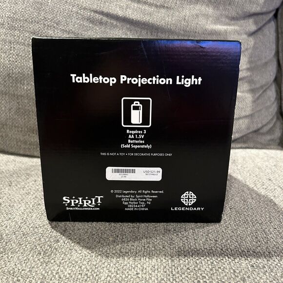 Sam Trick R Treat Tabletop Spinnin Illuminating Shadow Light Projector Halloween - Picture 6 of 10
